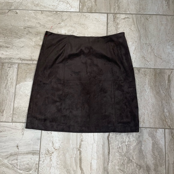 J.Jill suede brown skirt - Picture 2 of 4